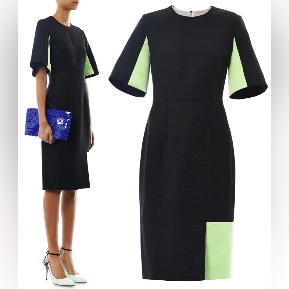 Roksanda Ilincic Ryedale Color-Block Dress